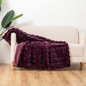 NEW! Berkshire Faux Fur Throw - 60in x 70in